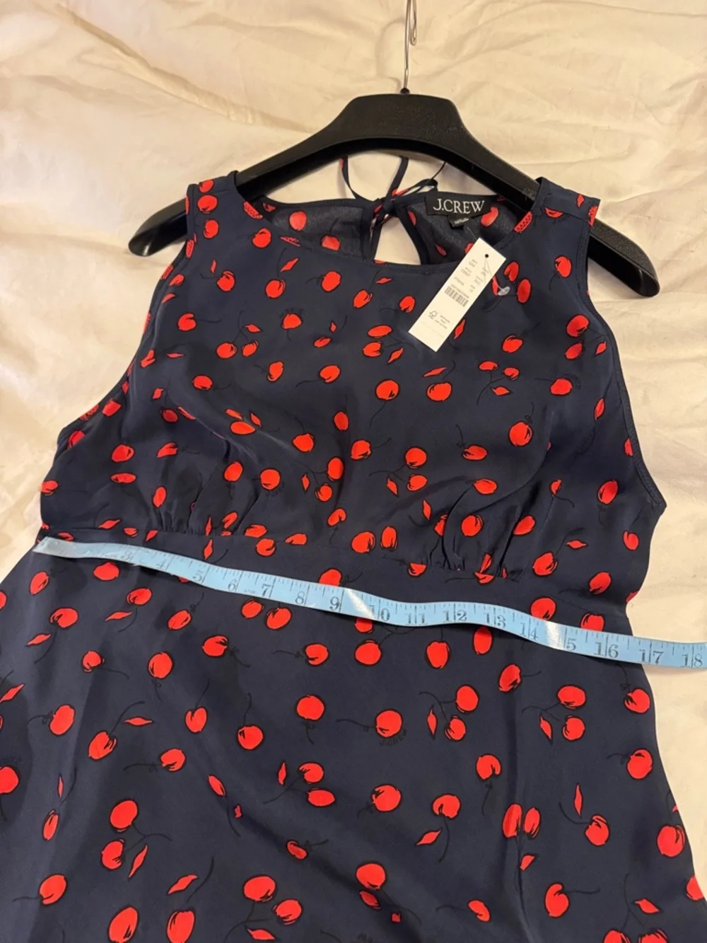 J.Crew Bias-cut slip dress in cherry print CS927